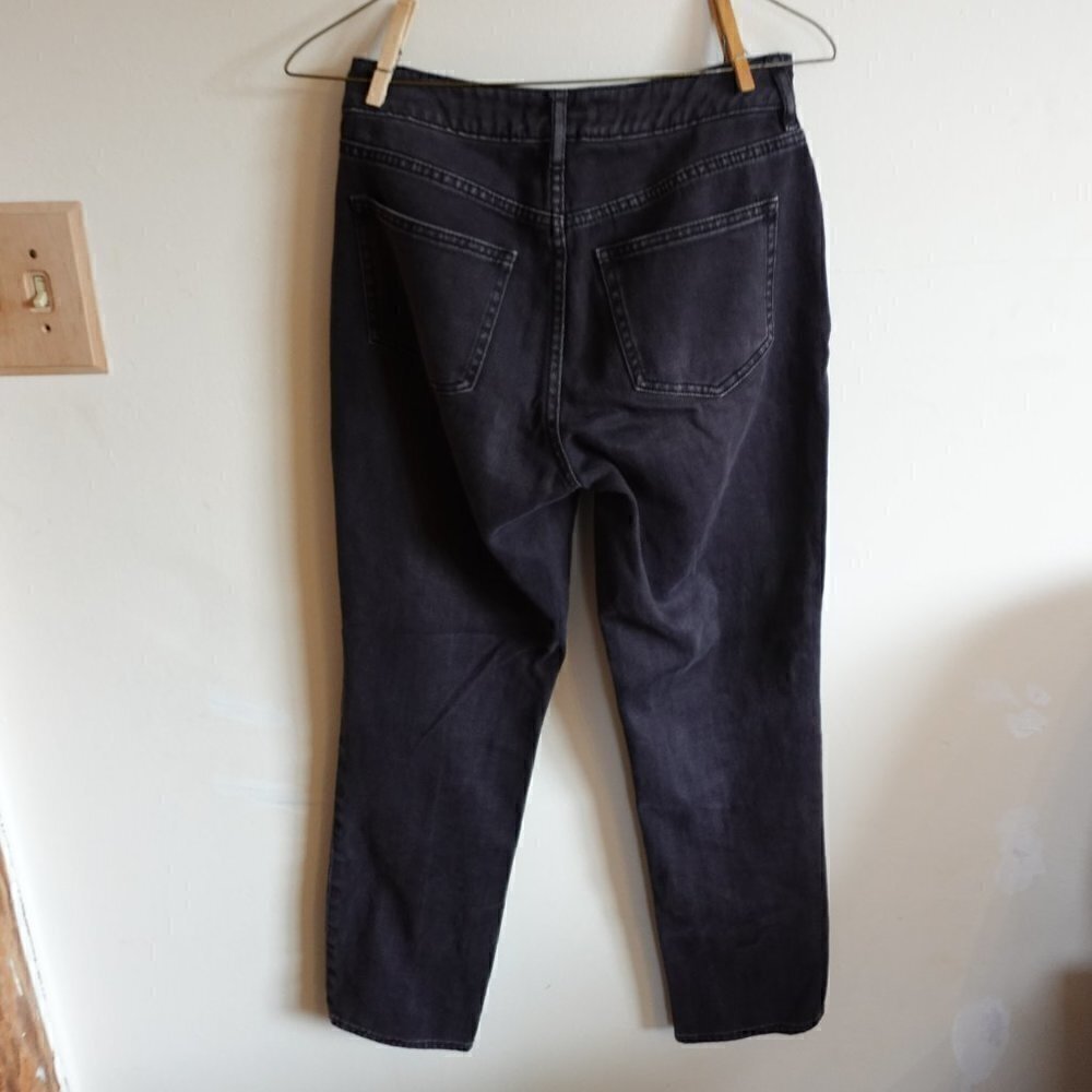 pacsun Mom Jean Straight Leg Faded Black Gray Women's 25 - Picture 10 of 12